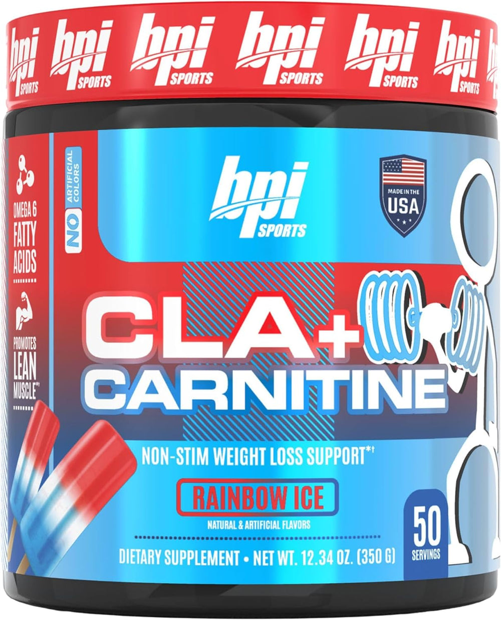 cla and l carnitine bpi Sports + Shredded for Lean Muscle & Fat Loss, Fruit Punch, 14.1 oz, 50 Servings Bpi Sports Cla+Carnitine-50Serv.-320G.-Snow Cone |
